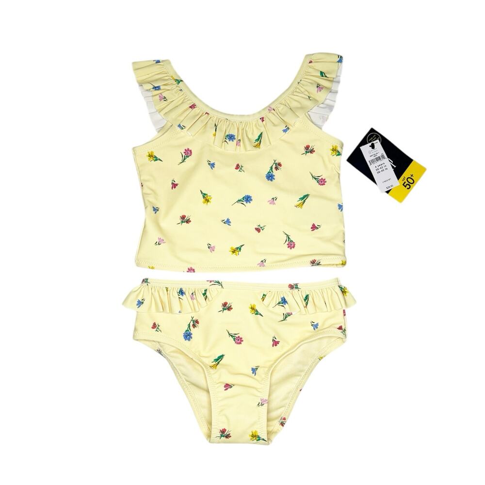 NWT Gap Two Piece Floral Print Bathing Suit Size 4T